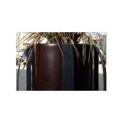 Jardinière urbaine Rondo - Support en acier avec pieds réglables - Disponible en 3 tailles jusqu'à 1000 litres