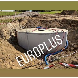 Cuve béton eau de pluie stockage et rétention d'eau