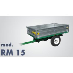 Rm 15 benne agricole rimorchio - geo - poids 300 kg