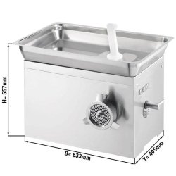 Hachoir à viande électrique professionnel 650 kg/h | Ggm