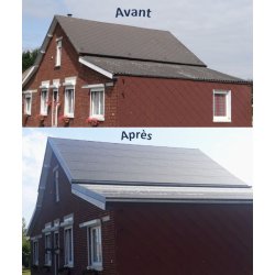Panneaux sandwich ardoise - Petrus Watersilo S - isolation en mousse polyuréthane