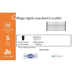 Grillage rigide standard à sceller - 1230