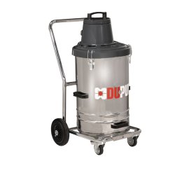 Aspirateur industriel liquides/poussières monophasé WD 1500 - puissant et silencieux avec réservoir inox 65L