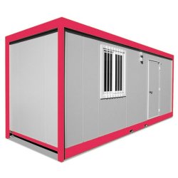 Bungalow monobloc / démontable / 9,00m x 2,44m x 2,15m (int) / 2,45 (ext)
