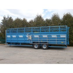 R1000b - Bétaillère double essieu robuste - PTAC 16 700 kg - 10m pour 16 à 17 bovins