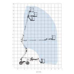 Nacelle bras articulé automoteur - Genie 18m