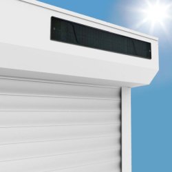 Volet roulant solaire sur mesure - autonome, écologique et sans alimentation électrique