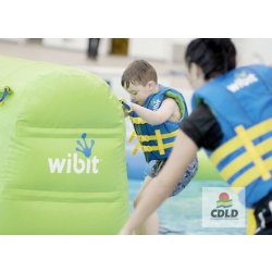 Module Cliff Wibit - Mur de grimpe aquatique gonflable 2 faces - Réf : A3430