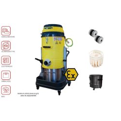 Aspirateur industriel ATEX - ASM-450-ATEX 2.2 kW - Zones certifiées ATEX Z22