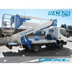 Camion nacelle DA324 - hauteur de travail 24 m - charge utile 225 kg - nacelle articulée hydraulique