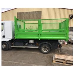 Benne ampliroll 3,5t - ridelles rabattables et amovibles - capacité 2,2m3 - modèle D 3.2