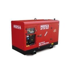 Groupe électrogène diesel YANMAR MOSA GE 35 YSX - 35 kVA triphasé - Super insonorisé - Réservoir 100L - 50 Hz