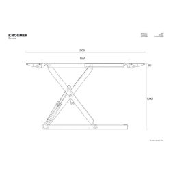 Pont élévateur à ciseaux mobile pour atelier et garage - KROEMER X46
