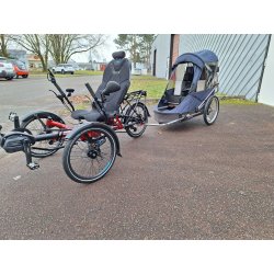 Tricycle couché à siège ergonomique, idéal pour personnes hémiplégiques -Trike Scorpion Plus 20