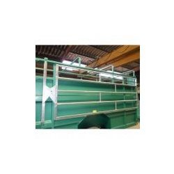 Bétaillère pose à terre - remorque bétaillère - largeur intérieure 2.25m - caisse étanche - essieu freiné hydraulique
