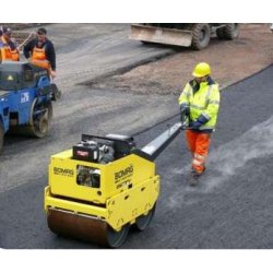 Rouleaux duplex à guidage manuel - BW 75 H Bomag - 750 mm - Puissance 6.2 Yanmar