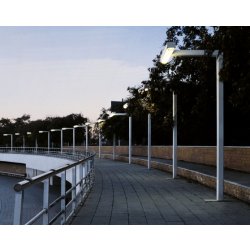 Lampadaire urbain Vía Láctea - fluorescent 58W - acier galvanisé - hauteur 3,65 m