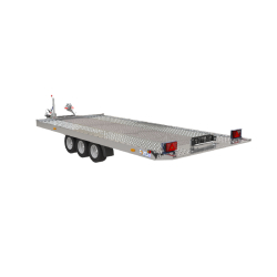 Porte voiture SARIS AT 480 200 3 K - basculement hydraulique - 3 essieux - PTAC : 3500 kg - 480 x 200 cm - Remorque neuve