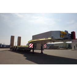 Semi-remorques porte-engins MAXTRAILER MAX 100 - 3 essieux SAF - 50T - véhicule neuf en stock - réf. 9002