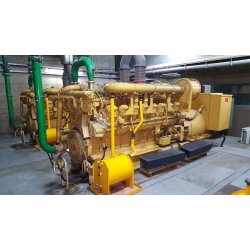 Centrale de  2 groupes électrogènes d'occasion - CATERPILLAR 2 X 3516 - 2 X 1650 KVA