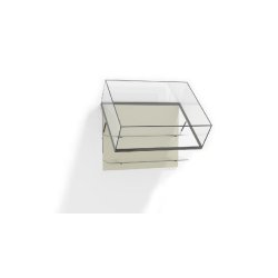 Vitrine murale muséographique  sur mesure et fabriquée en France