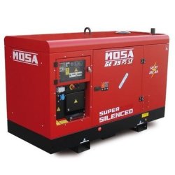 Groupe électrogène diesel PERKINS GE 35 PS SX - MOSA - Triphasé 30 kVA super insonorisé avec réservoir 100L