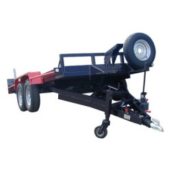 Remorque porte-engin mandrinoise pe2500reb  - 3.5t - 3.45m - 2 essieux