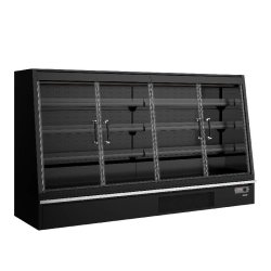 Vitrine réfrigérée pour supermarché Galaxy+ GPL26FGD Black L2580mm 48033 TEFCOLD