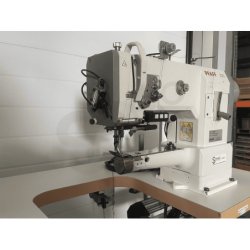 Machine à coudre industrielle d'occasion Pfaff - canon triple entrainement sur table 120x60cm ouverte - 335-G-6/01 BLN