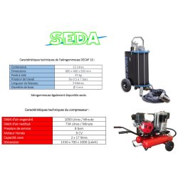 Pack aerogommage decap 10