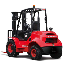Série  t -  chariot élévateur tout-terrain 2 rm de 2,5t à 3t