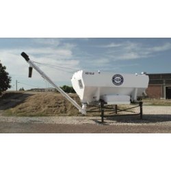 Silo de stockage horizontal - capacité 15,0 m3 - idéal pour ciment, chaux, cendre volante - HS 15.0 - FIORI GROUP