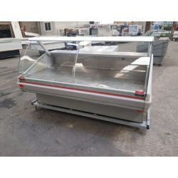 Vitrine de boucherie sur pieds 2 m d'occasion