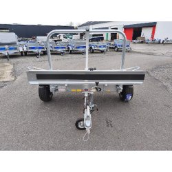 Remorque porte moto transversale DEBON Roadster Camp - 750 kg, 1 essieu, acier galvanisé
