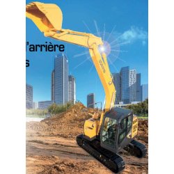 Mini-pelle à technologie de 7ème génération - HD514MR-7 - Écologique, durable et sécurisée