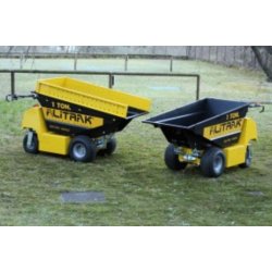 DT-1000 brouette à moteur - Alitrak - 1000 kg - structure robuste en acier et moteur électrique 24V/3000 watt