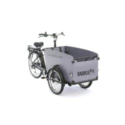 Triporteur électrique Babboe Big-E - 4 enfants - Moteur GWA 250W - 7 vitesses