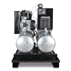 Compresseur Aircraft Airprofi DUO 703/2x100/10 KK - Universel avec 2 réservoirs de 100 L - Réf. 2023074
