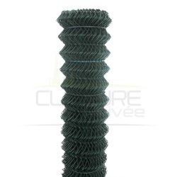 Grillage simple torsion 2.4 - rouleau de 25 m - vert, maille 50x50