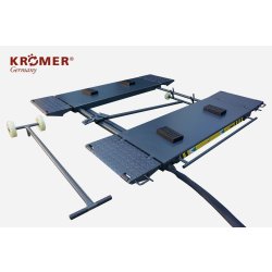 Pont élévateur à ciseaux compact, puissant et sécurisé - en anthracite X11