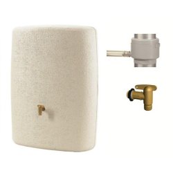 Cuve murale Terra - sable - 275 litres - idéale pour le stockage d'eau