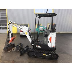 Mini pelle - BOBCAT E 20 - 2 tonnes - 1930 kg - Voie Variable