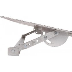Rampe de seuil ajustable en hauteur en aluminium - MX-T80060 - Longueur 60/75/125 cm - Charge 225 kg