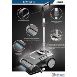 Autolaveuse accompagnante Fit 35 B LI - compacte, agile et efficace pour petites surfaces