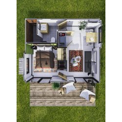 Studio  de jardin en container/T2 éco-responsable - 28 m2
