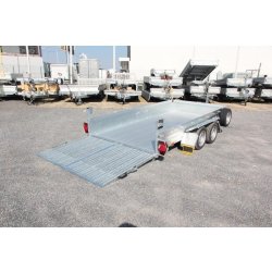 Remorque porte-engins Humbaur Senko 8245 - système hydraulique ras du sol - PTAC 3000 kg