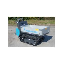 Brouette à moteur TC50-E Utility Line - Messersi - 500 kg - électrique, transporteur sur chenilles, moteur triphasé 5.5 kW