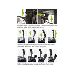 Kendo30spblk - monte/demonte-pneus super-automatique provac avec un diametre de pneu max de 45