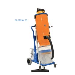 Aspirateur pour machines de ponçage parquet - Sodevak 55 avec système cyclone et moteur monophasé