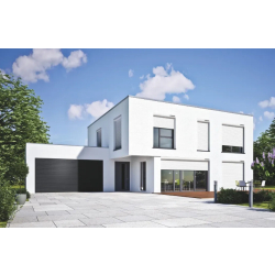 Volet roulant solaire avec moustiquaire - Aluminium, motorisation solaire, autonomie 50 jours - Pose sous linteau ou en applique